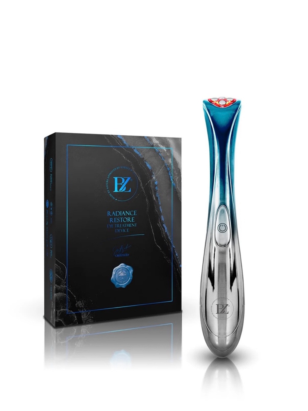 Radiance Restore Blue & Silver Facial Treatment Device